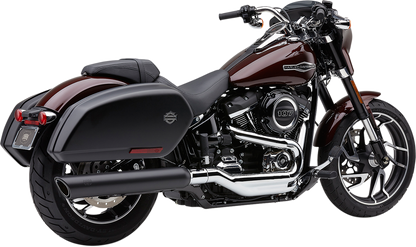 COBRA 909 Twin Muffler for FLSB - Black 6520B