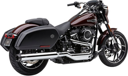 COBRA Dual Cut Muffler for FLSB - Chrome 6521