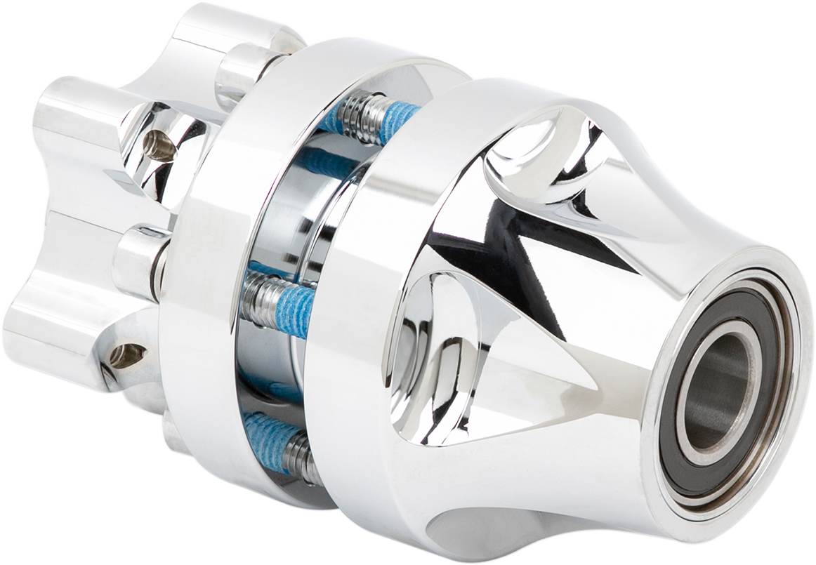 ARLEN NESS Hub - Cartridge - Front/Single Disc - Chrome - '08-'25 Softail 71-613