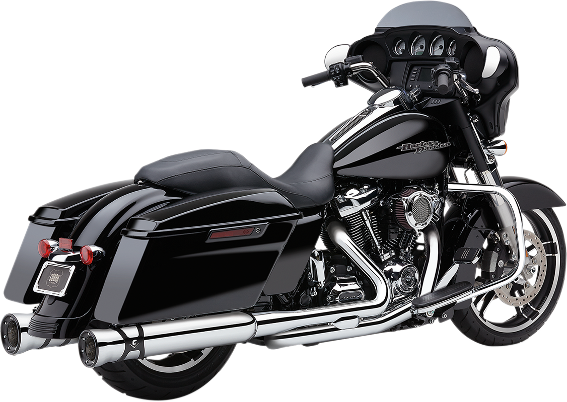 COBRA Dual Bungs Pro Chamber Headpipe - Chrome 6255DB