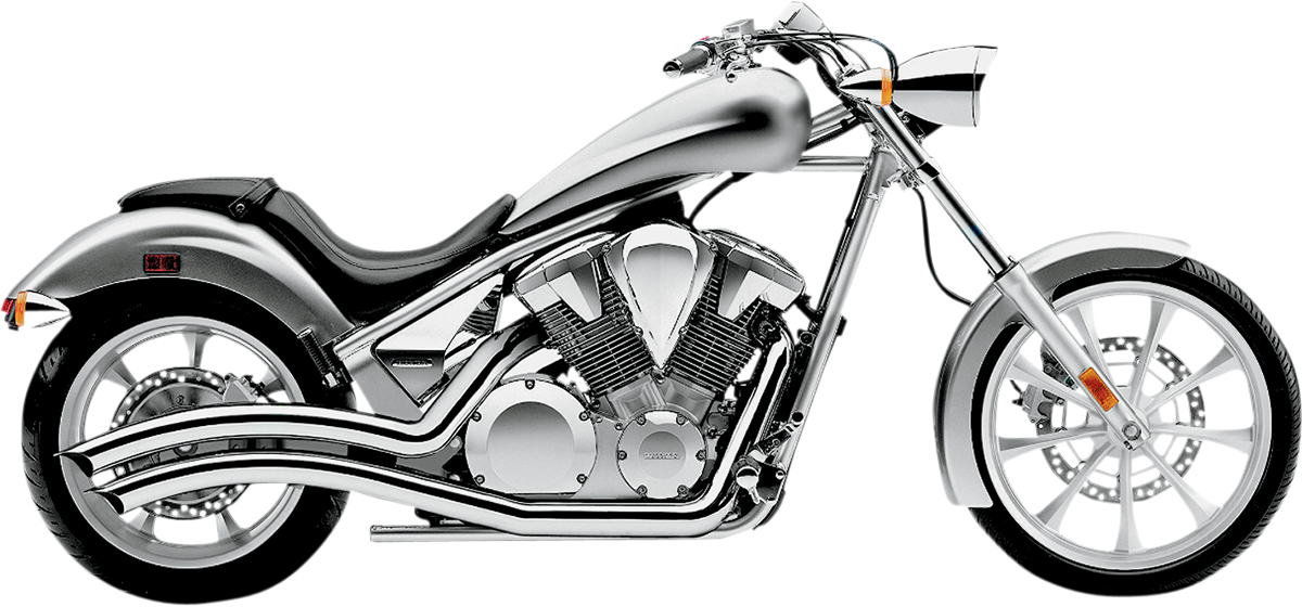 COBRA Speedster Swept Exhaust - Chrome - VT1300 1233