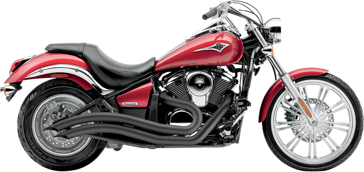 COBRA Speedster Swept Exhaust - Black - Vulcan 900 4218B