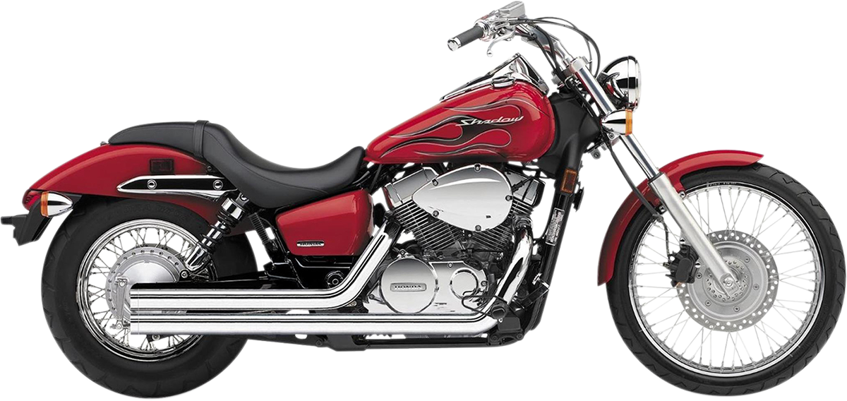 COBRA Streetrod Straight Cut Exhaust System - Chrome 1721T