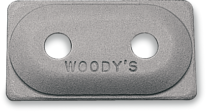 WOODY'S Support Plates - Double Digger® - Natural - 6 Pack ADD2-3775-F
