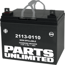 PARTS UNLIMITED AGM Battery - U1-32 Rhino U1-32