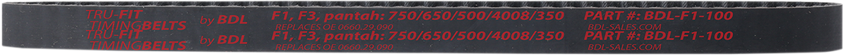 BELT DRIVES LTD. Timing Belt - 68 Tooth - 19.05 mm Width - Bimota | Cagiva | Ducati BDL-F1-100