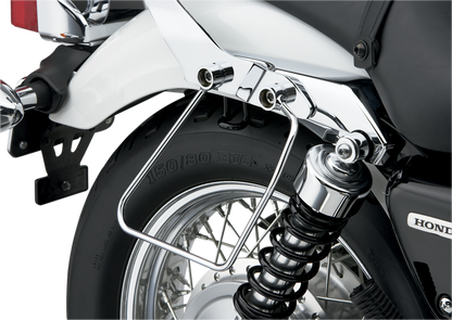 COBRA Saddlebag Supports - Chrome - Honda VT750 '10-'13 02-6114