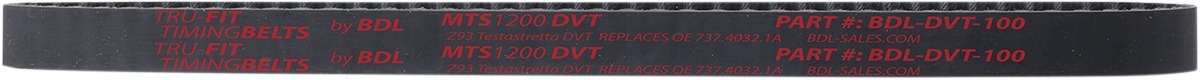 BELT DRIVES LTD. Timing Belt - 93 Tooth - 21.00 mm Width - Ducati BDL-DVT-100