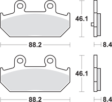 SBS Scooter Brake Pads - Burgman 182MS
