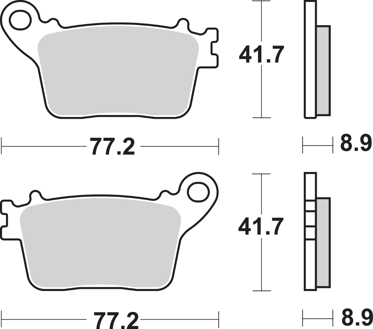 SBS LS Brake Pads 834LS
