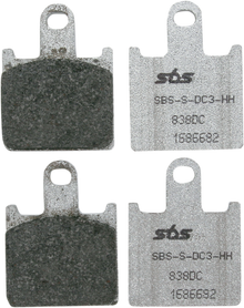 SBS Dual Carbon Brake Pads - ZX-14R 838DC
