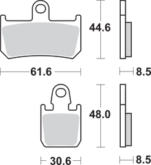 SBS HS Brake Pads - Yamaha - 839HS 839HS