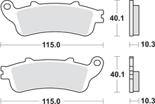 SBS LS Brake Pads - Honda GL 1800 880LS