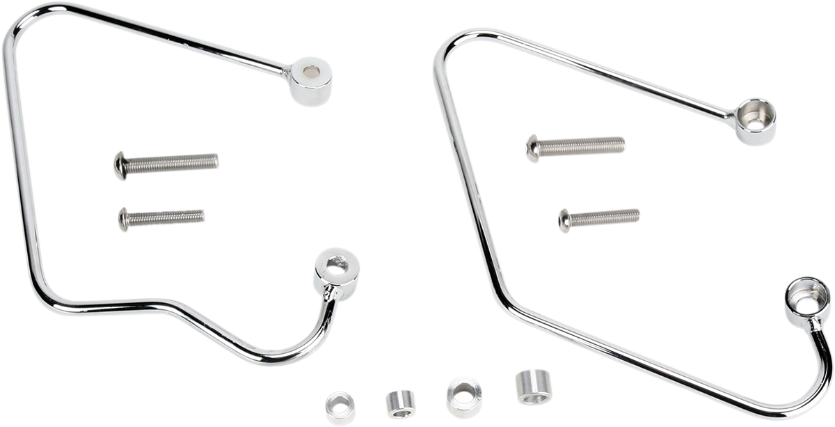 COBRA Saddlebag Supports - Chrome - Honda VTX '02-'08 02-6150