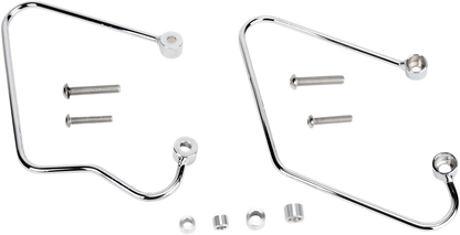 COBRA Saddlebag Supports - Chrome - Honda VTX '02-'08 02-6150