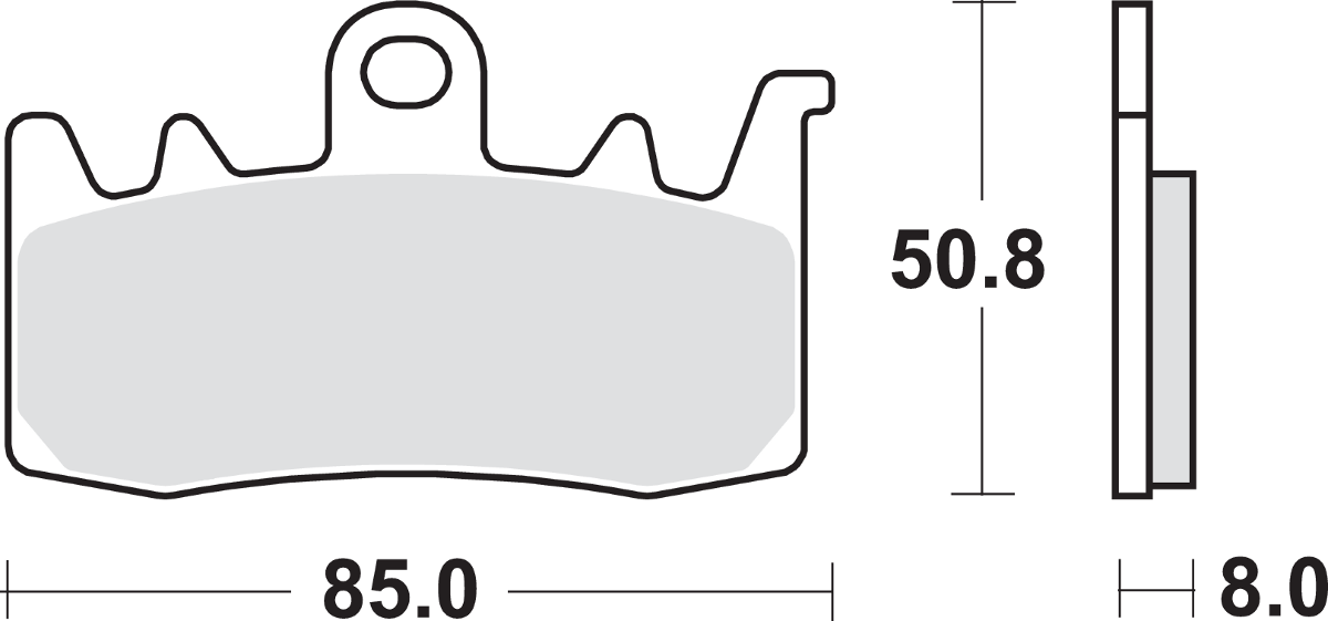 SBS HS Brake Pads 900HS