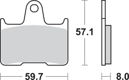 SBS Brake Pads - 715LS 715LS