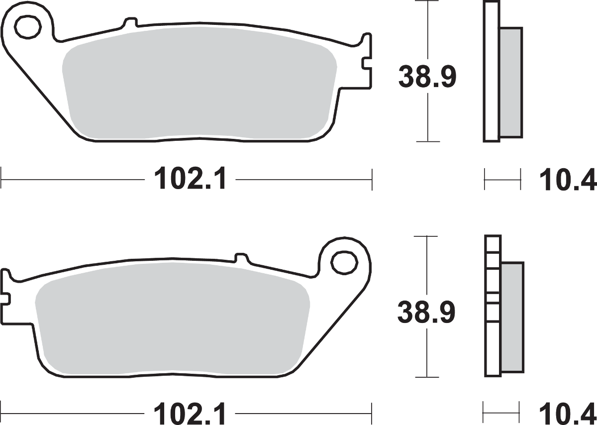 SBS LS Brake Pads - Honda 654LS