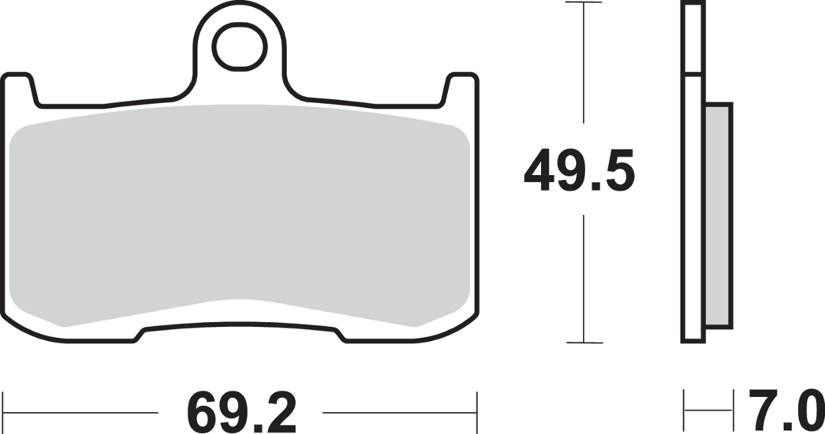 SBS Dual Carbon Brake Pads 782DC