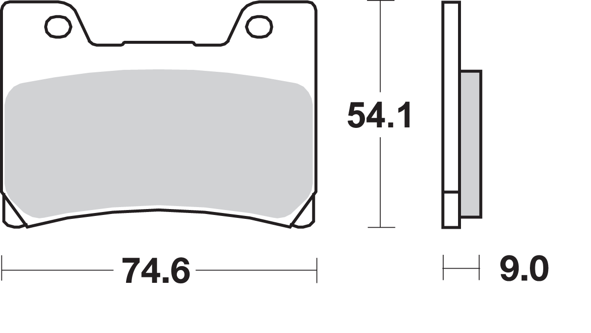 SBS HF Brake Pads - FZR 1000 645HF