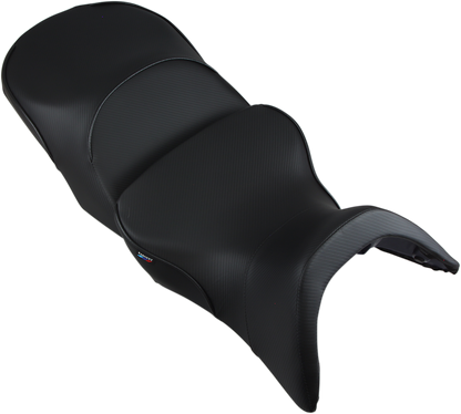 SARGENT World Sport™ Performance Seat - Black - Carbon FX - Low Front/Standard Rear - R1200 RT '05-'13 WS-551-19