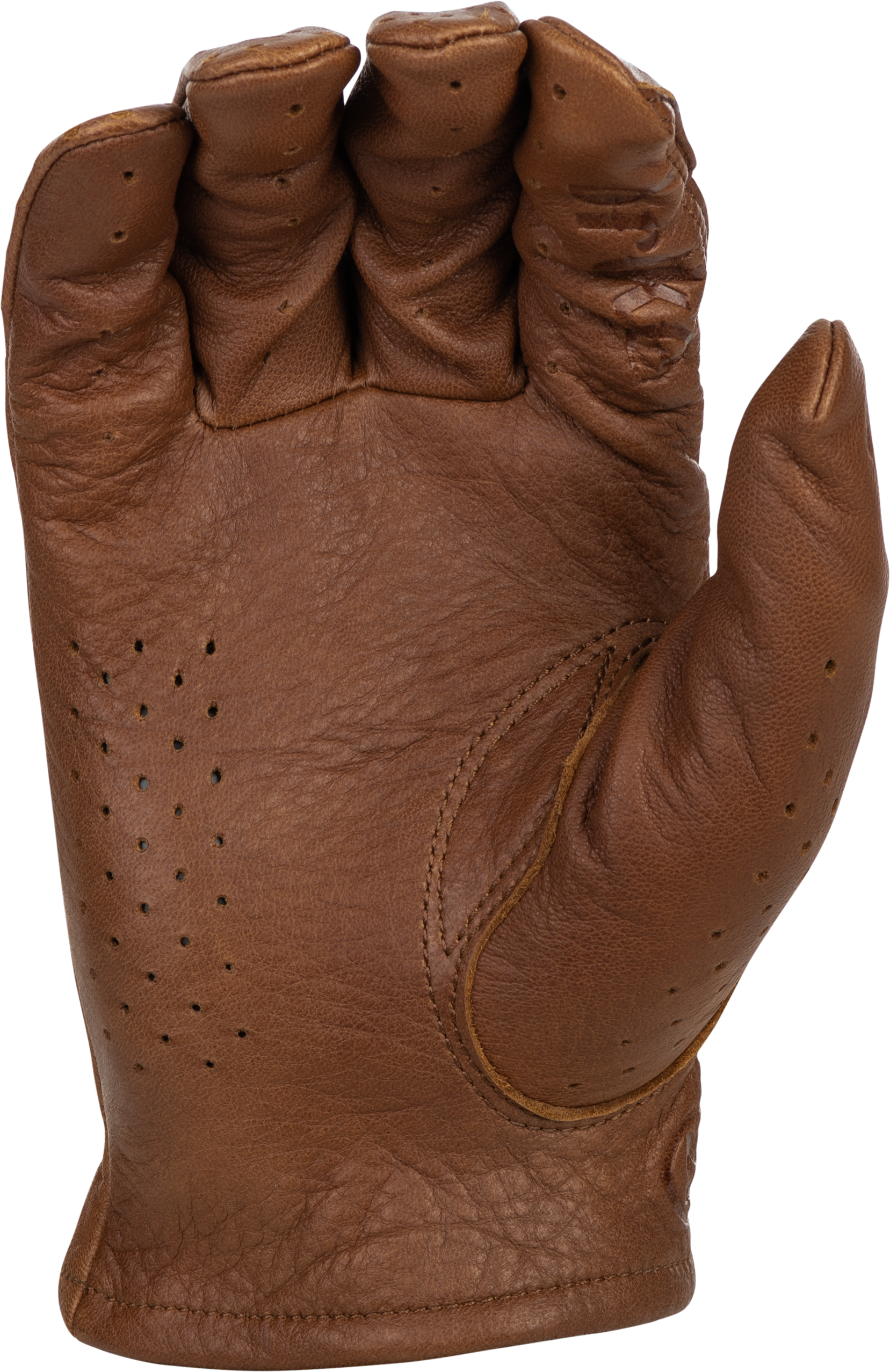 Louie Perforated Gloves Brown 2x