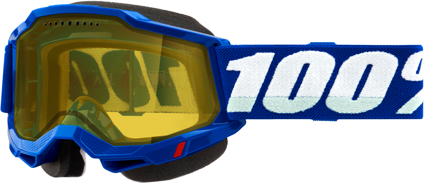 Accuri 2 Snowmobile Goggle Blue W/ Yellow Lens