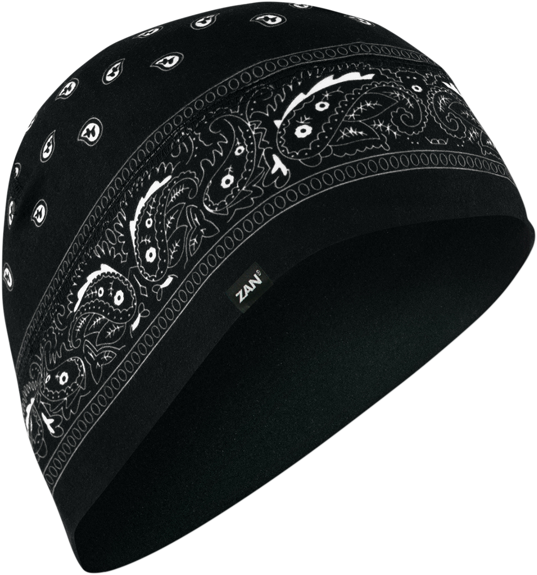 ZAN HEADGEAR SportFlex® Beanie - Paisley Black WHLL101