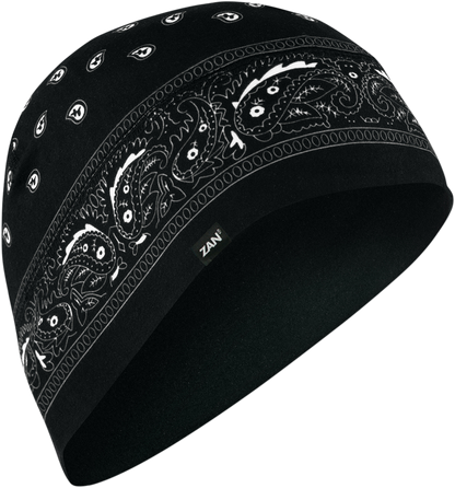 ZAN HEADGEAR SportFlex® Beanie - Paisley Black WHLL101