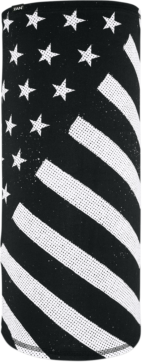 ZAN HEADGEAR Motley Tube® SportFlex® - Black/White Flag TL091