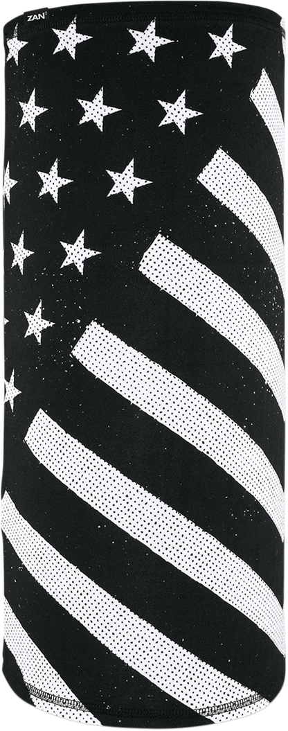 ZAN HEADGEAR Motley Tube® SportFlex® - Black/White Flag TL091