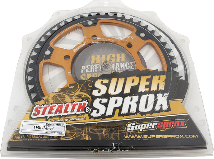 Rear Stealth Sprocket Alu/Stl 45t 530 Gld Tri