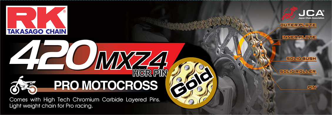Gb420mxz4 Drive Chain Gold 420 X 120