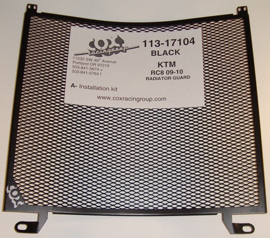Cox Racing Radiator Guards for the KTM  RC8 Superbike (09-13)