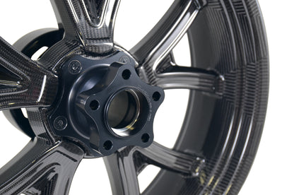 BST Torque TEK 5 Split Y-Spoke Carbon Fiber Front Wheel for the Harley Davidson, Indian, and V-Twin Custom Models - 3.5 x 26