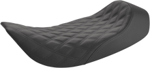 SADDLEMEN Renegade Solo Seat - Lattice Stitched - Black - FLH '97-'07 897-06-002LS