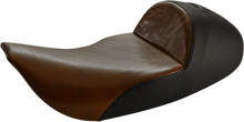 SADDLEMEN Seat - Lariat Solo - Low - Distressed Brown 897-06-0041