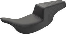 SADDLEMEN Step-Up Seat - Rear Lattice Stitch - Black 897-07-173