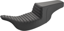 SADDLEMEN Step-Up Seat - Front Tuck-n-Roll - Black 897-07-171