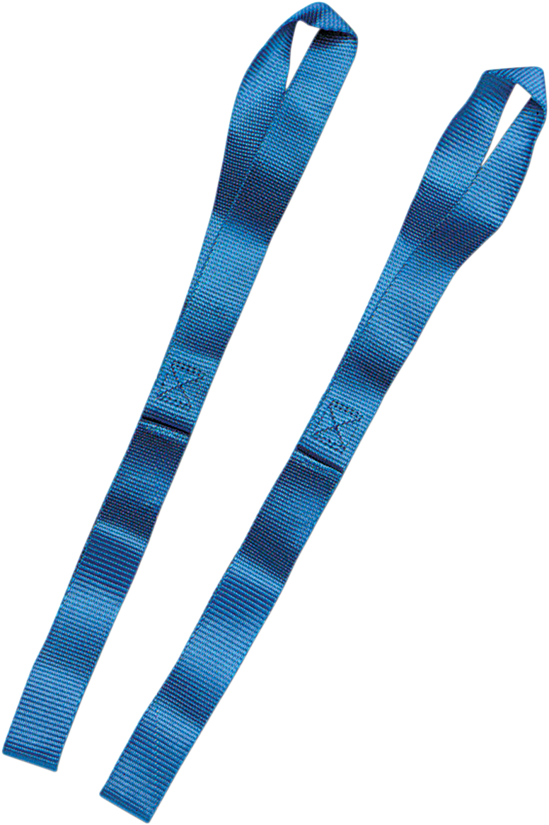 PARTS UNLIMITED Tie-Down Extensions - 1" x 1.5' - Blue 13-0003