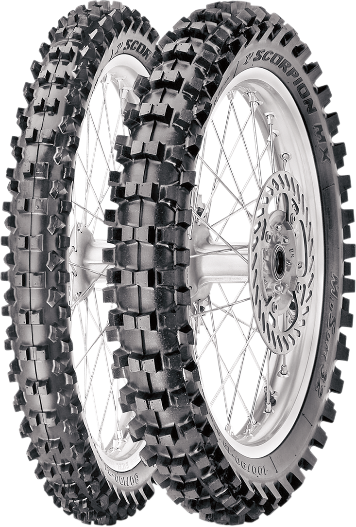 PIRELLI Tire - Scorpion* MX32 Mid Soft - Front - 80/100-21 - 51M 2588300