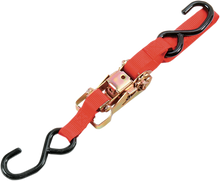 PARTS UNLIMITED Heavy-Duty Ratchet Tie-Down - 1" x 6' - Red 131021