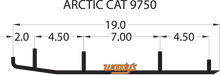 WOODY'S Extender Trail III™ Flat-Top® Runner - Arctic Cat EAT3-9750