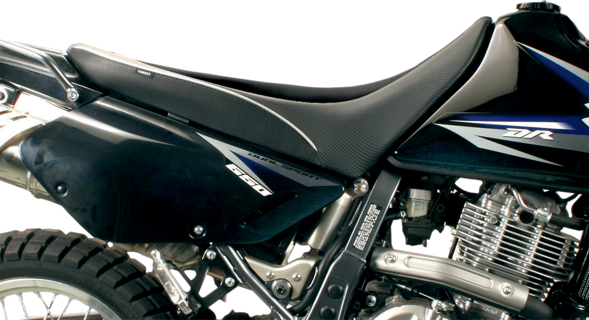 SARGENT World Sport™ Performance Seat - Black - Carbon FX - Low - DR 650 '96-'20 WS-601-19