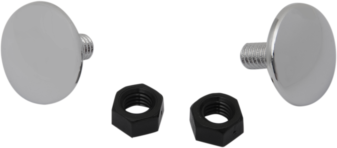 PARTS UNLIMITED Plastic Fasteners - Chrome - 21 mm/.827" V97128C