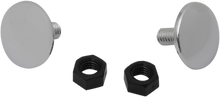 PARTS UNLIMITED Plastic Fasteners - Chrome - 21 mm/.827" V97128C