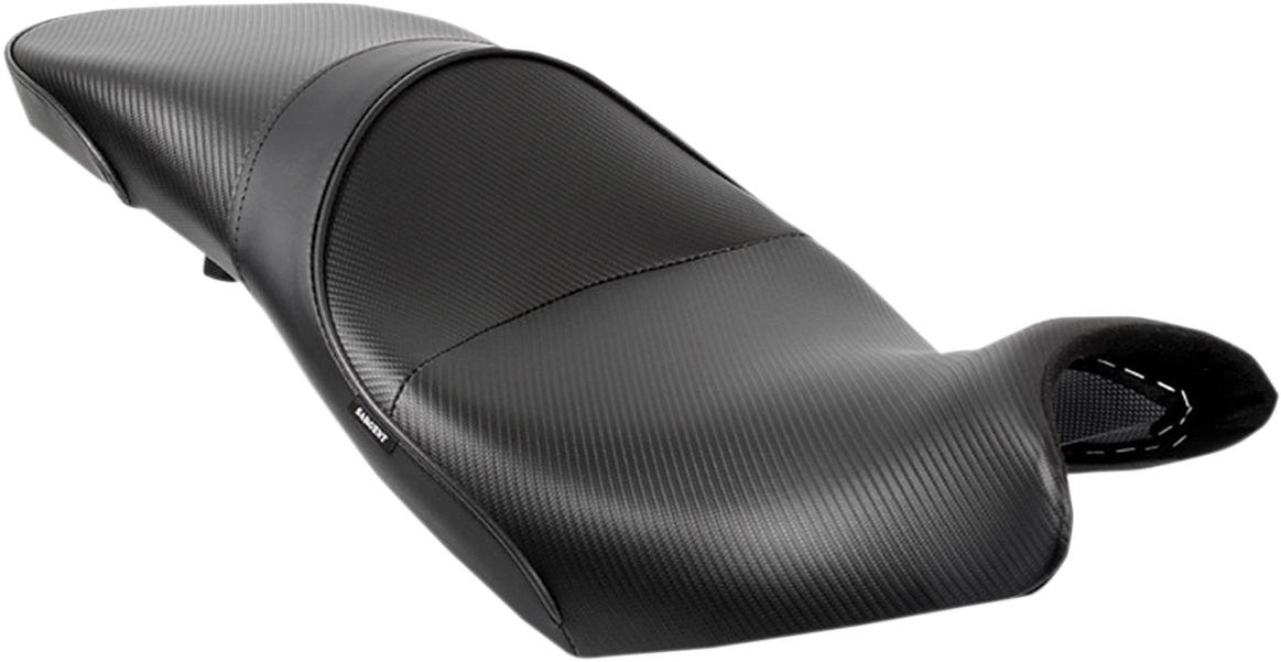 SARGENT World Sport™ Performance Seat - Black - Carbon FX - Low - Versys 650 '15-'22 WS-623-19