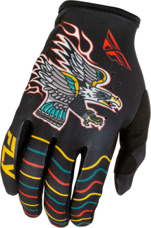 Lite Americana Gloves Black/Red/Gold Xs