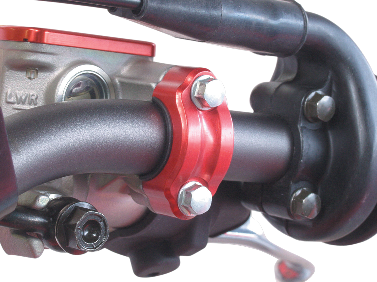WORKS CONNECTION Rotating Master Cylinder Clamp - Red 31-200