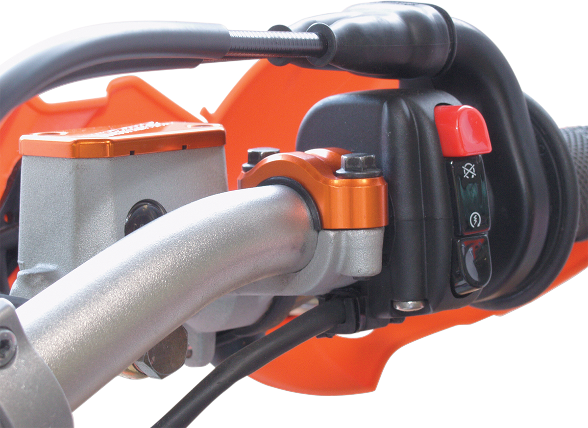 WORKS CONNECTION Rotating Master Cylinder Clamp - Orange 31-400